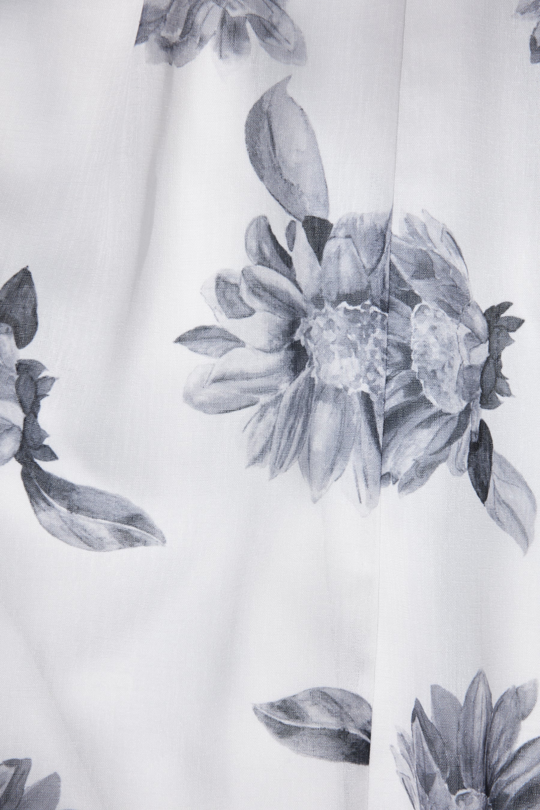 【新色】Sunflower-Printed Midi Dress