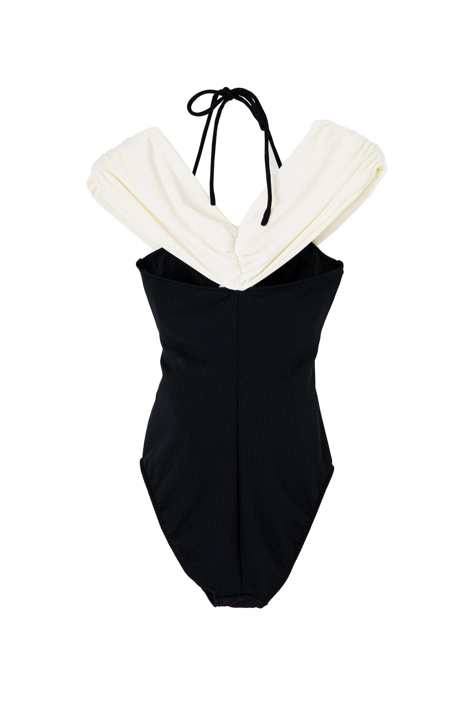 [Shipping in early July] 2-Way Cut-Out Ribbed Swimwear