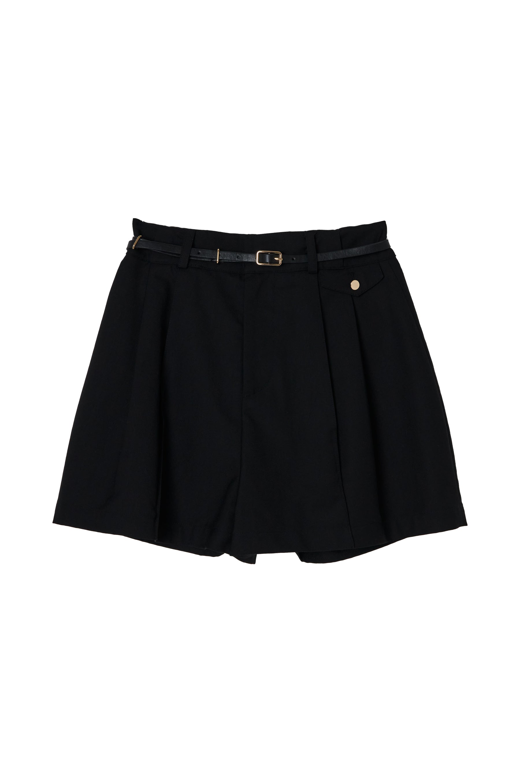Carette Belted Twill Shorts