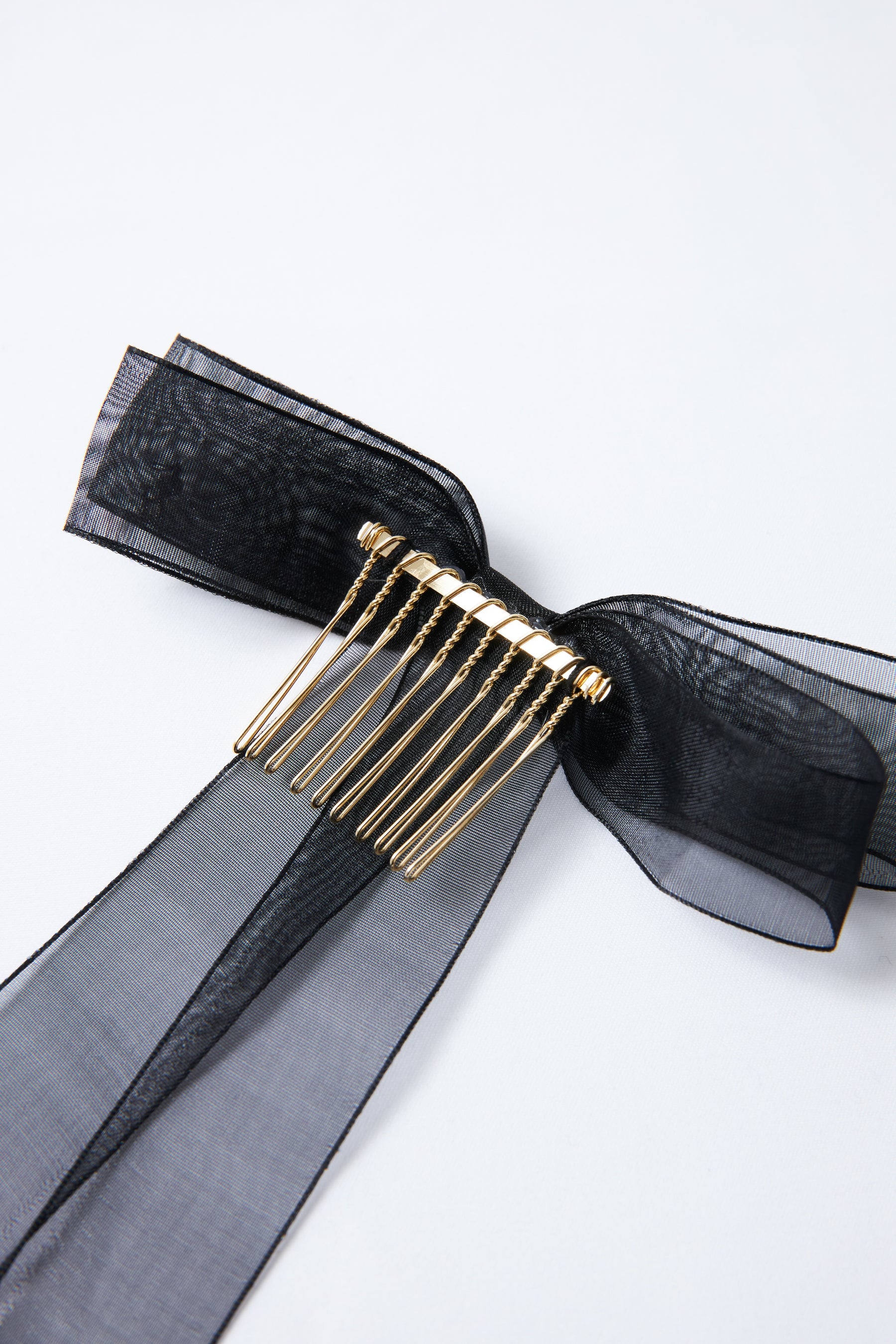 Organdy Ribbon Hair Comb