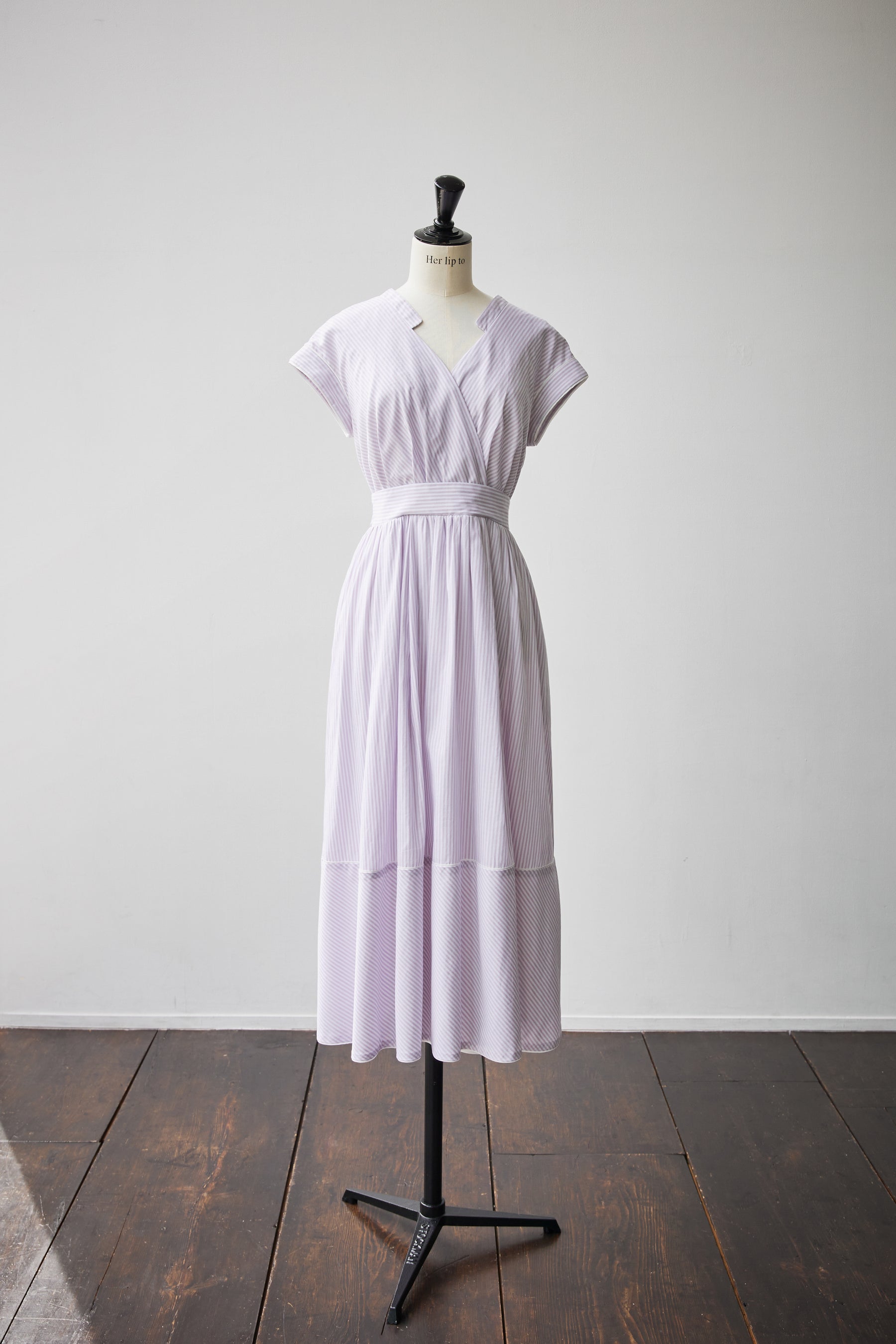 Striped Cotton-Blend Summer Dress