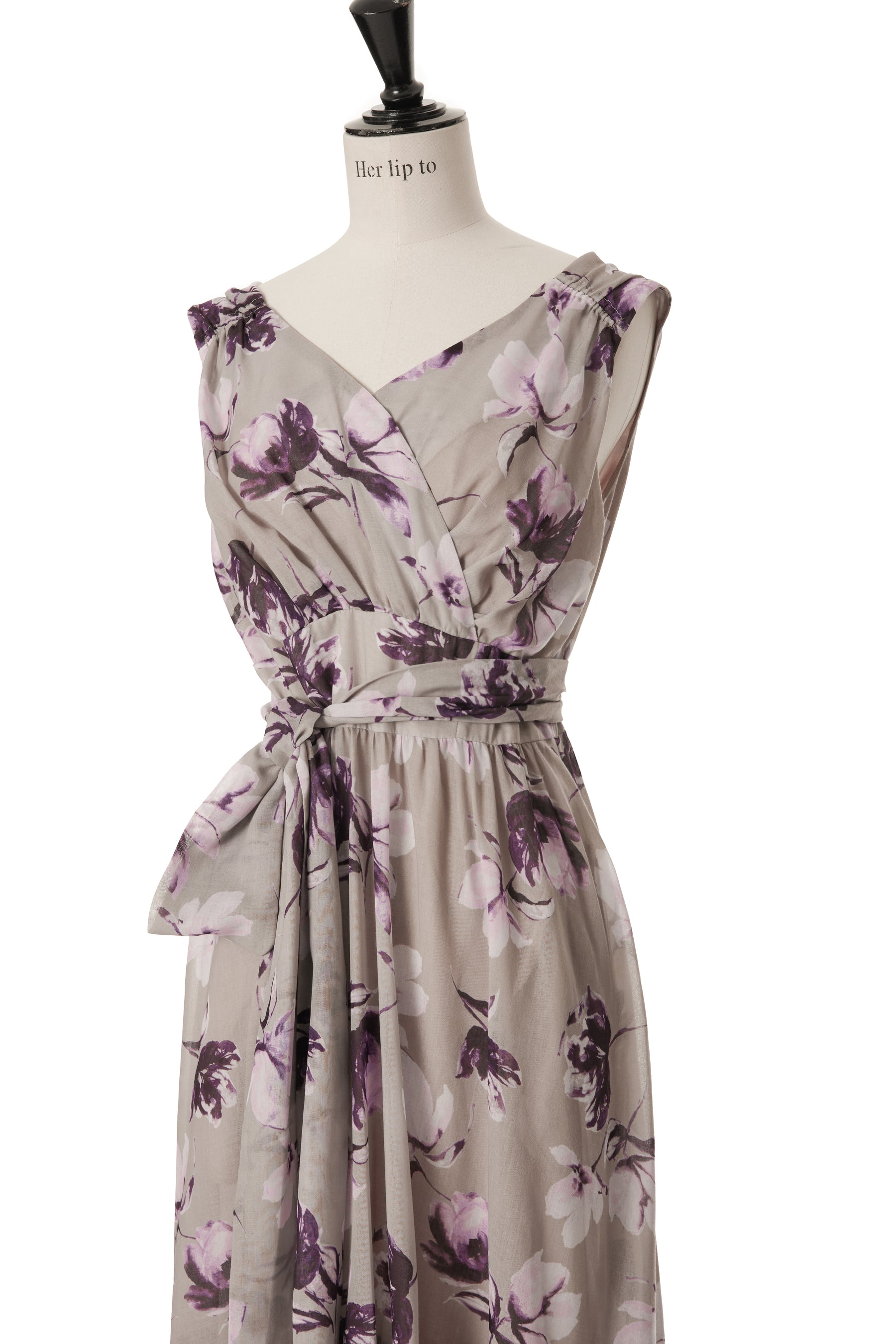 [New color] Anemone Cache-Coeur Long Dress