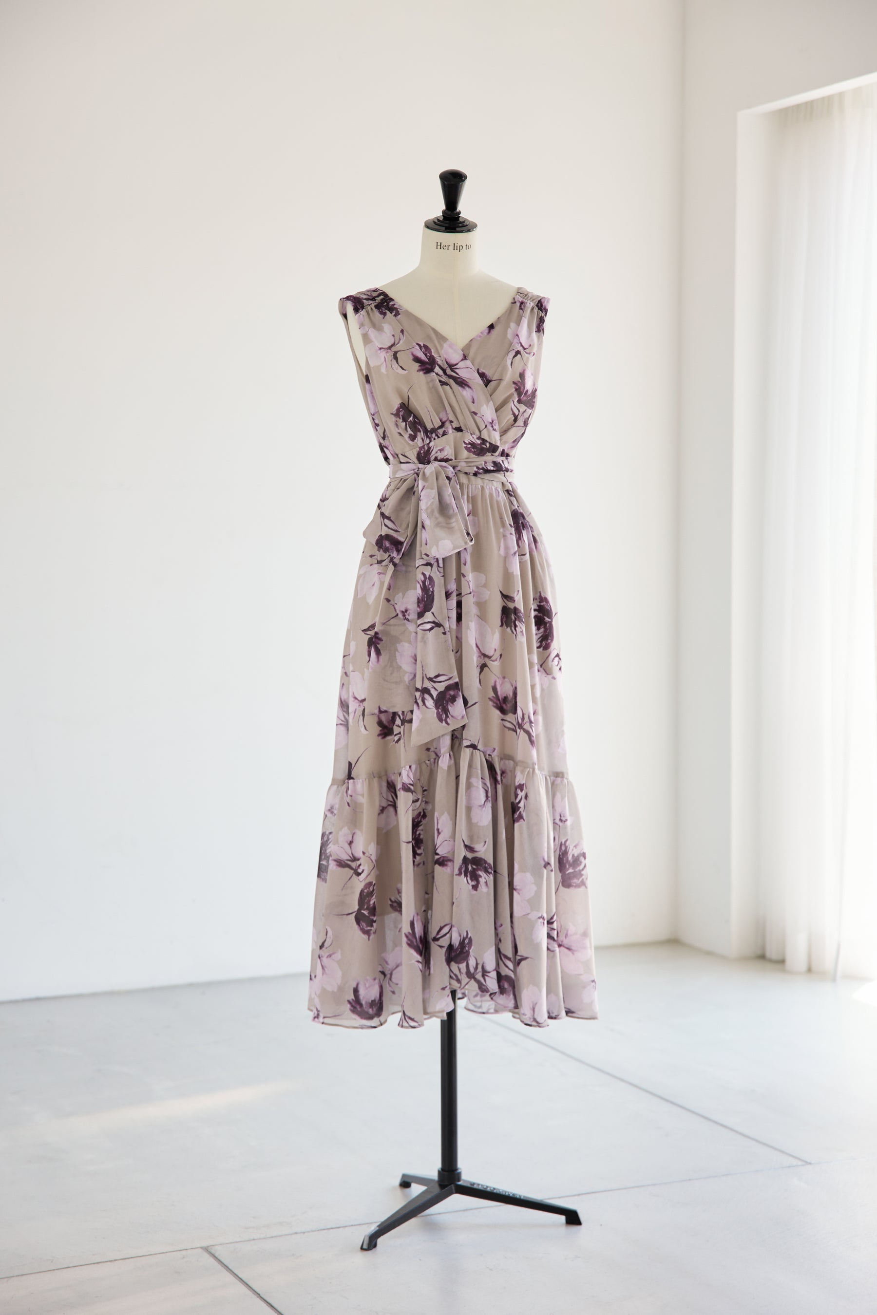 【9月上旬発送】Anemone Cache-Coeur Long Dress