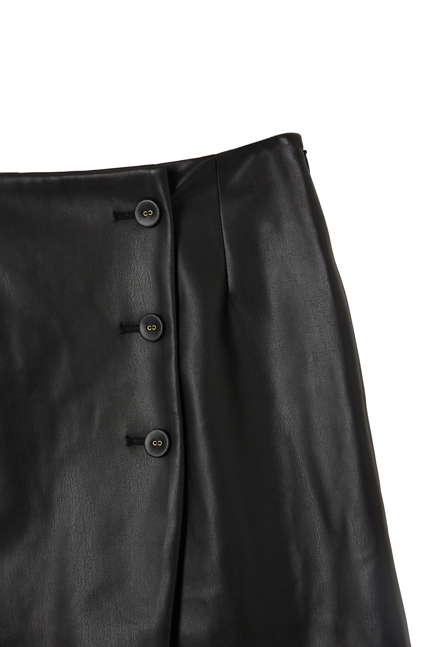 Vegan Leather Mini Skort