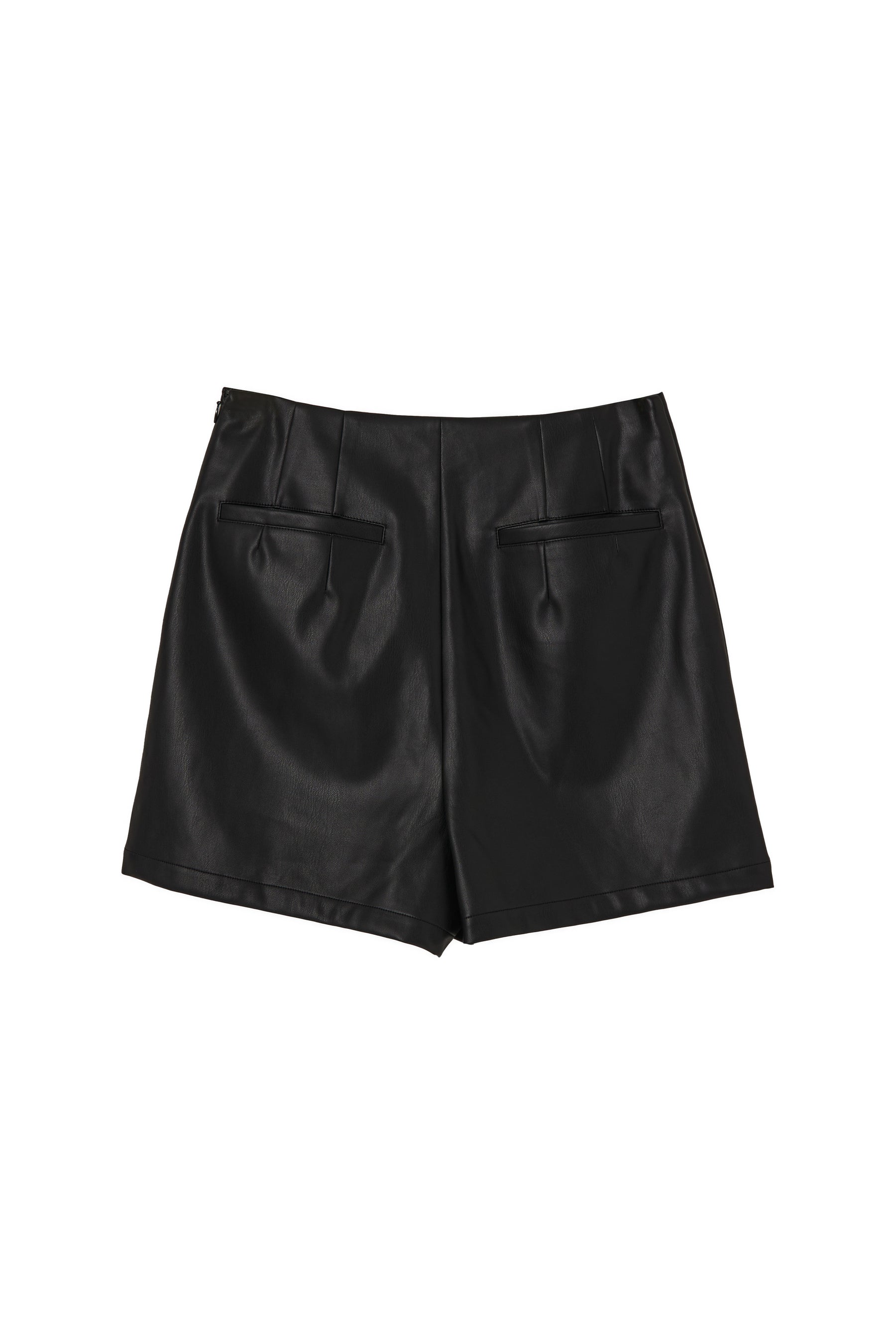 Vegan Leather Mini Skort