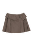 Pleated Mini Skort