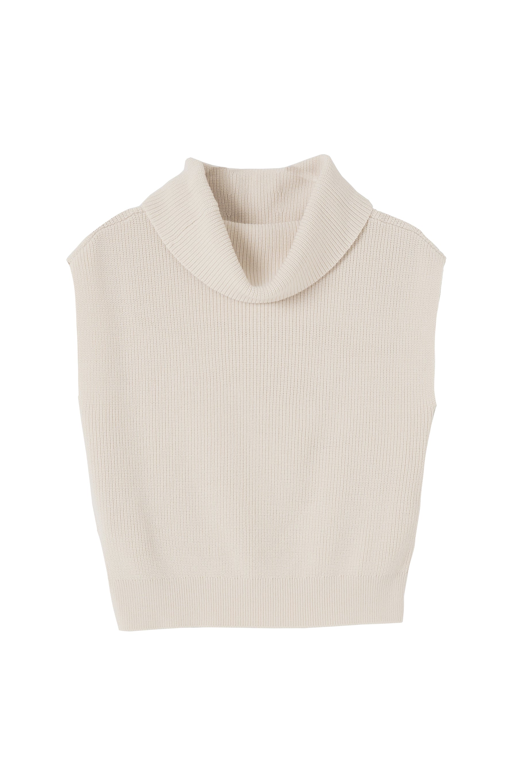 Drape Neck Sleeveless Knit