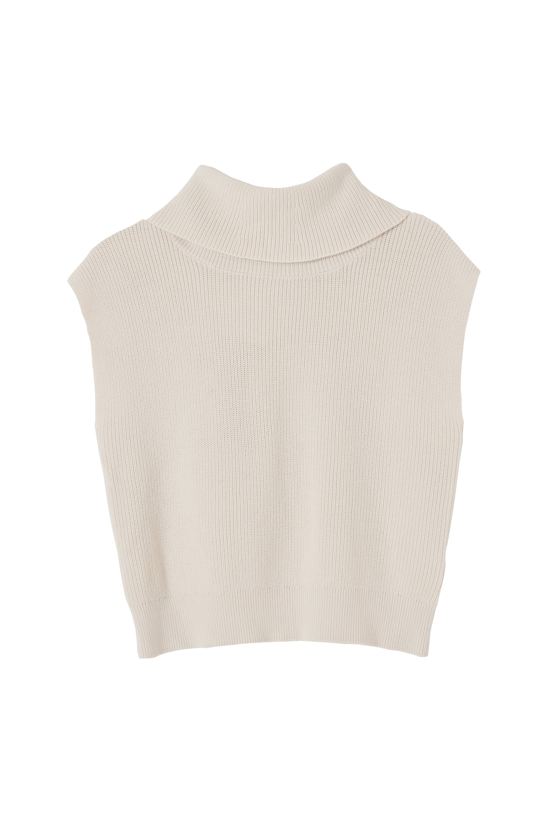 Drape Neck Sleeveless Knit