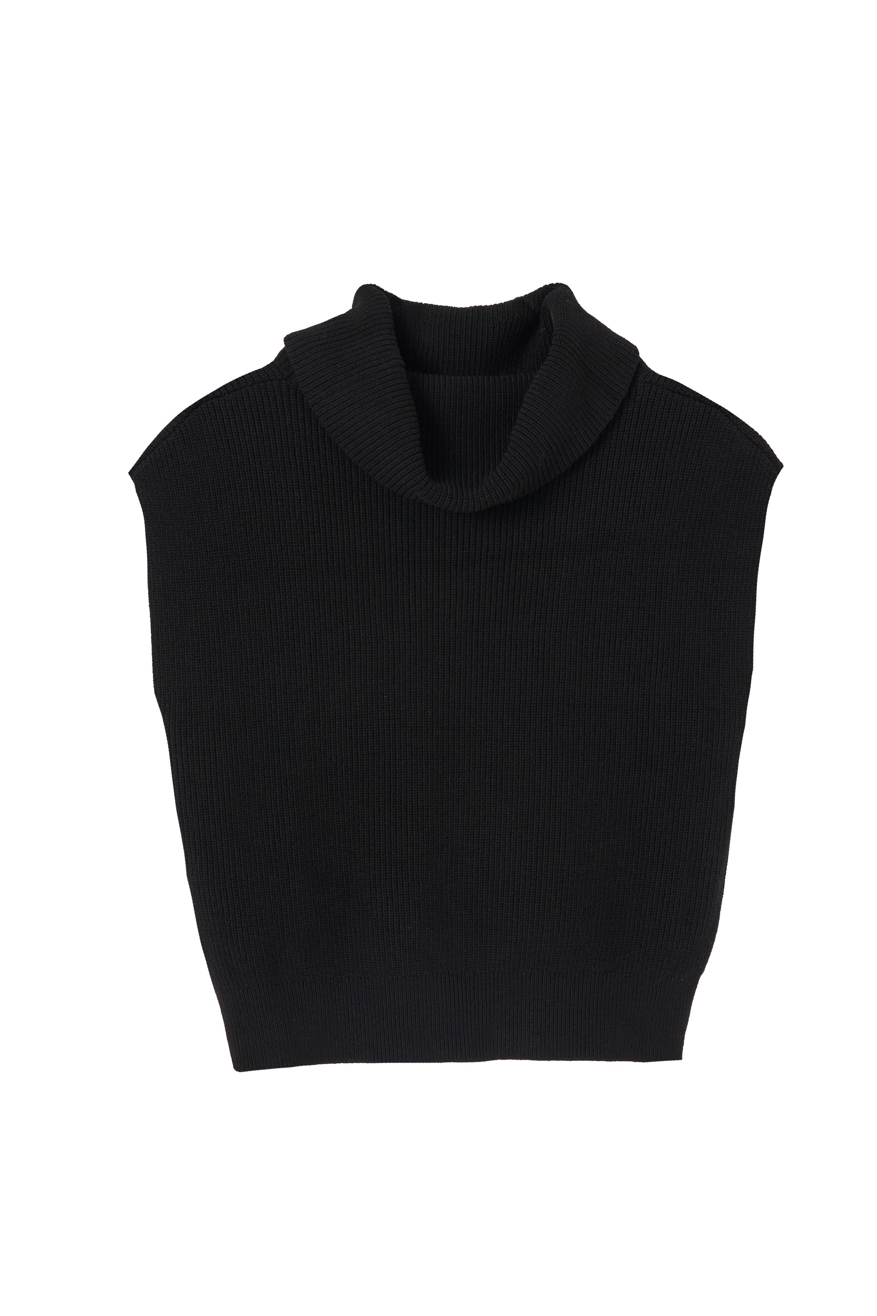 Drape Neck Sleeveless Knit