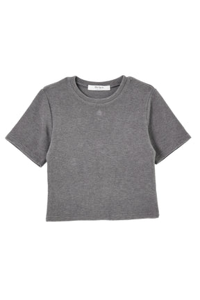 Trois Logo Ribbed Tee