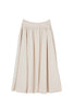 Gathered Balloon Long Skirt