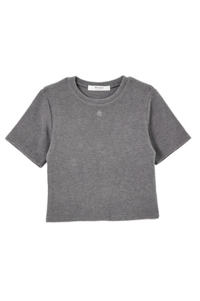 【新色】Trois Logo Ribbed Tee