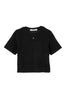 【新色】Trois Logo Ribbed Tee