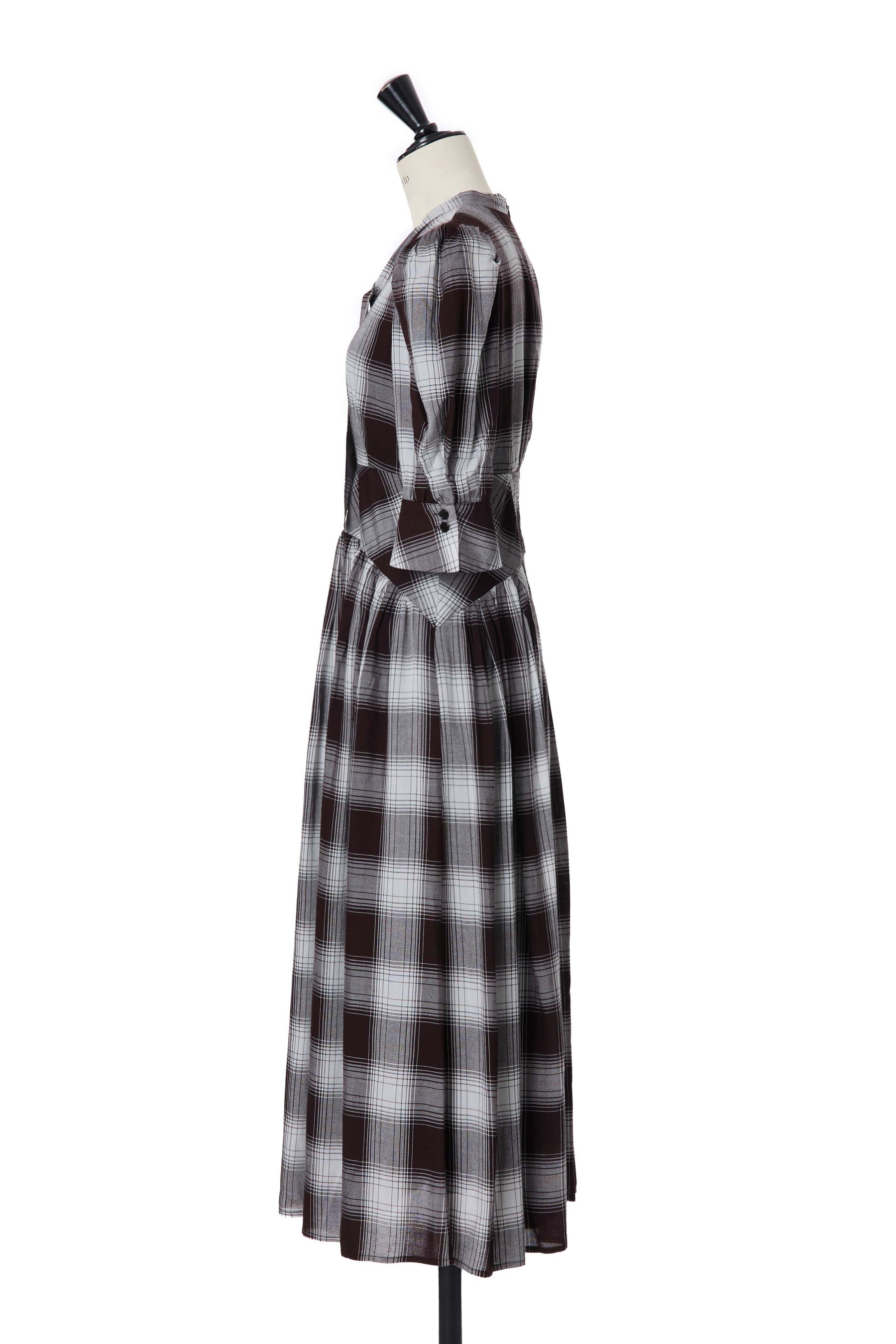 【9月中旬出貨】Chelsea Checked Tie Dress