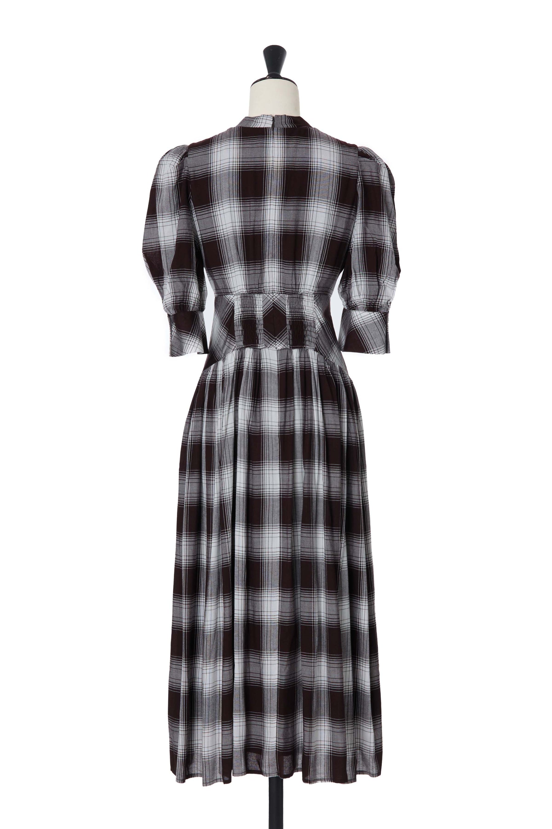 【9月中旬発送】Chelsea Checked Tie Dress