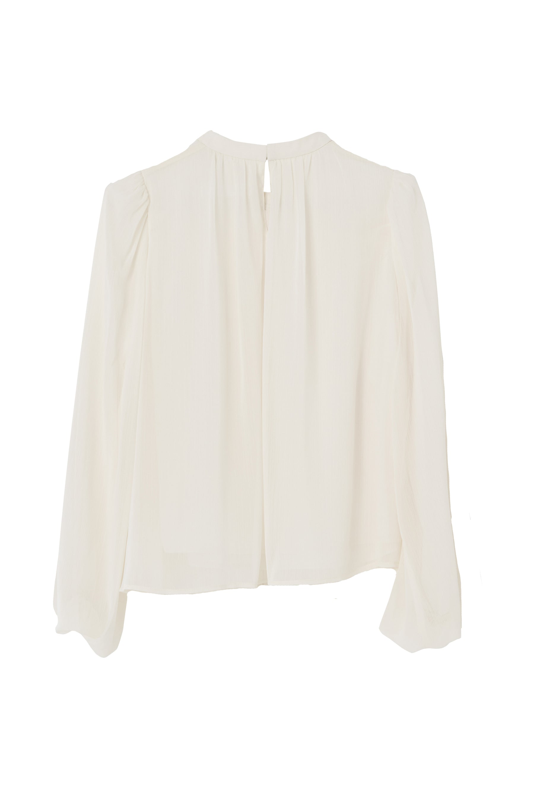 Two-Way Bow-Tie Chiffon Blouse