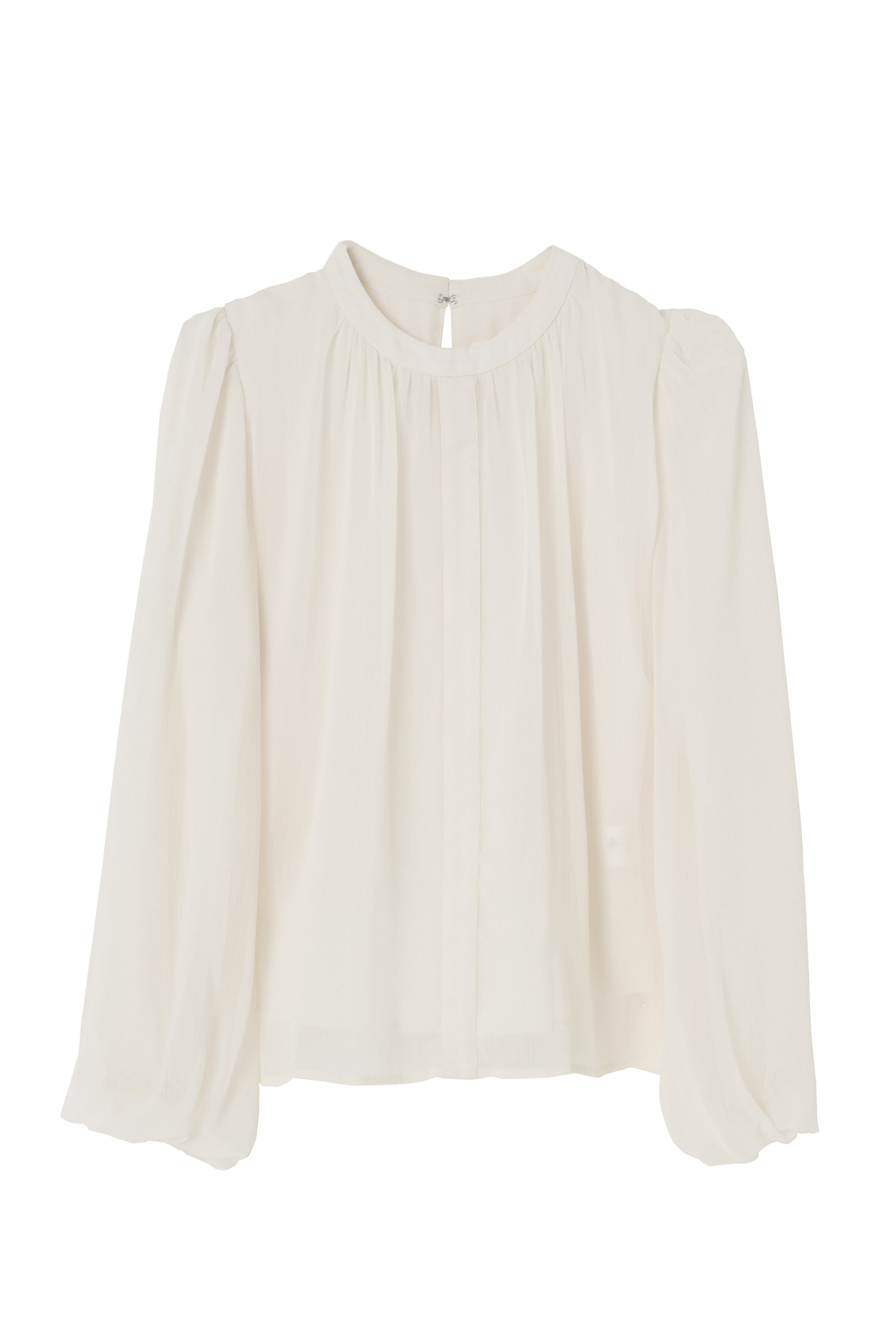 Two-Way Bow-Tie Chiffon Blouse