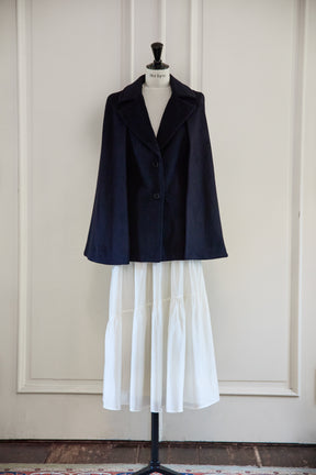 Two-Way Belted Cape Coat