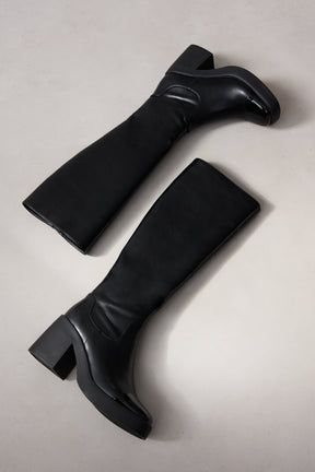 【11月中旬発送】Square Toe Long Boots