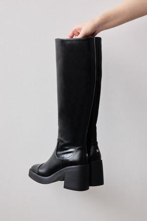 【11月中旬発送】Square Toe Long Boots