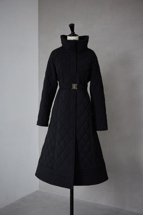 Madison Quilted Long Coat