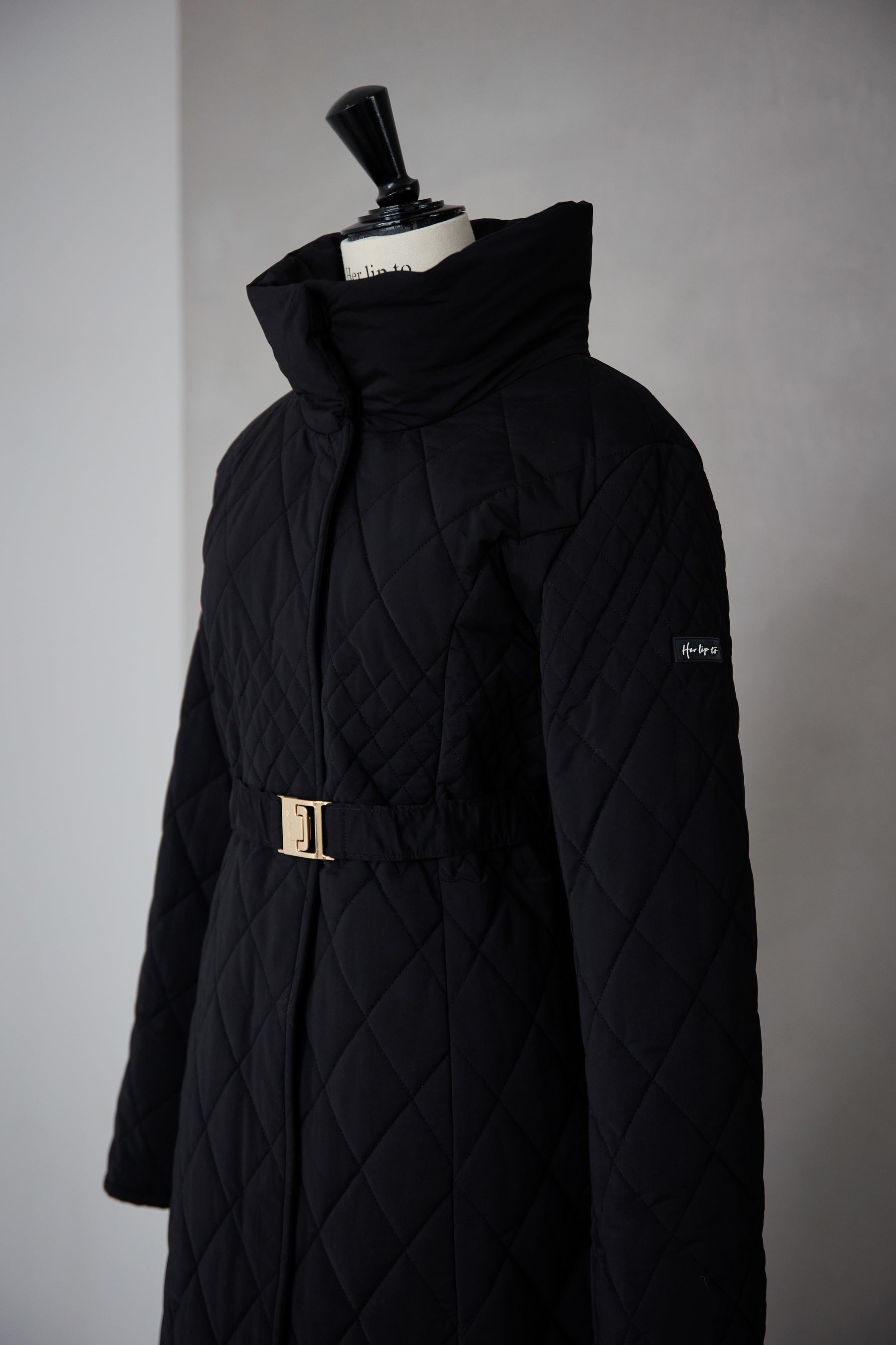 Madison Quilted Long Coat