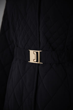 Madison Quilted Long Coat