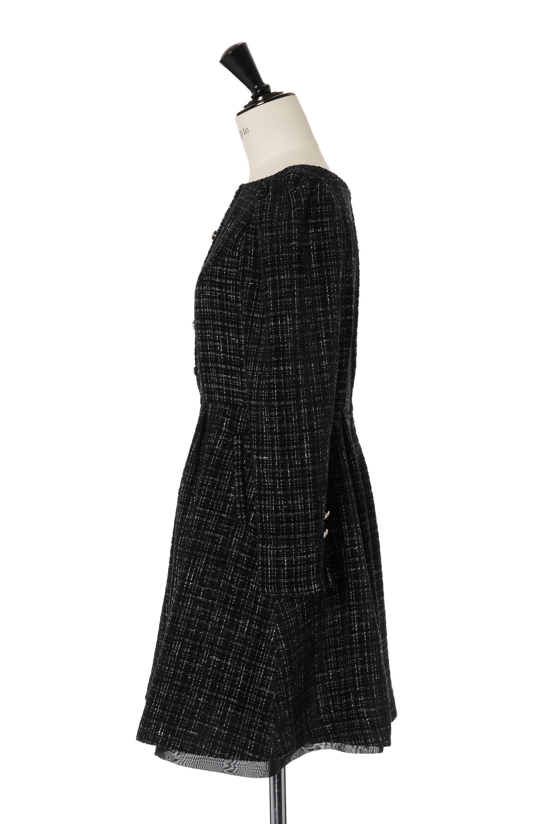 Mondrian Tweed Mini Dress