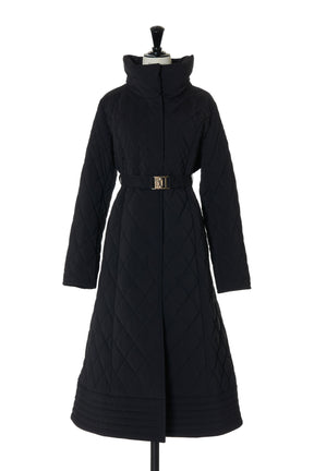 Madison Quilted Long Coat