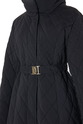 Madison Quilted Long Coat