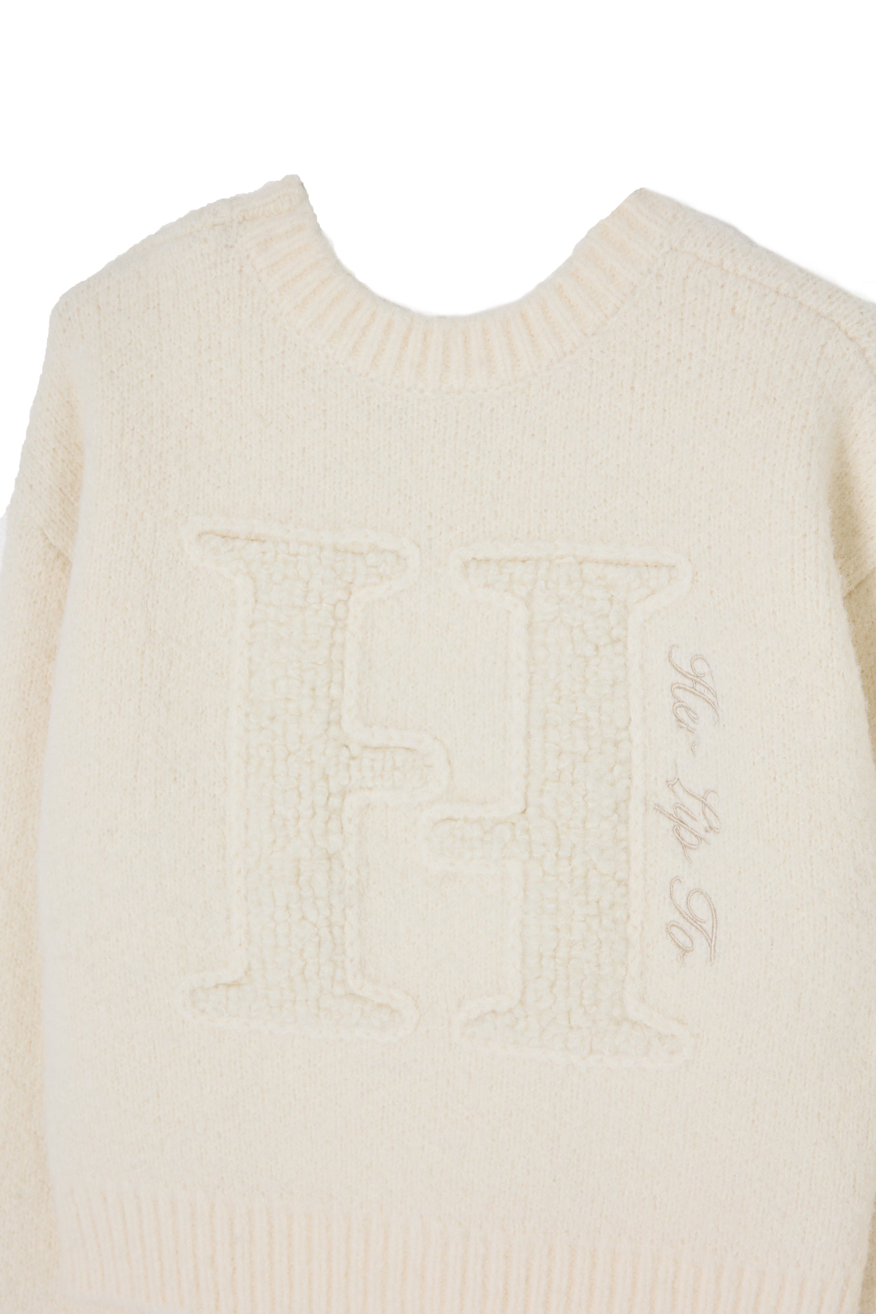 H Boa Logo Knit Pullover