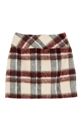 Shaggy Check Mini Skort