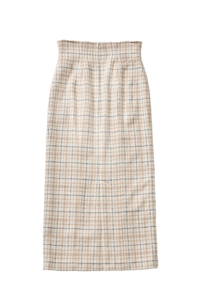 Plaid Long Skirt