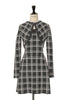 【1月中旬発送】【gray】Pantheon Checked Knit Dress