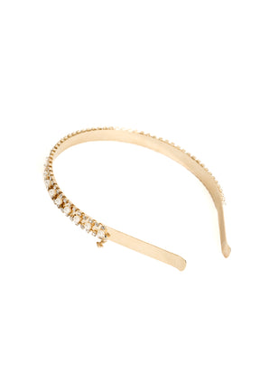 Princess Gold Crystal Headband