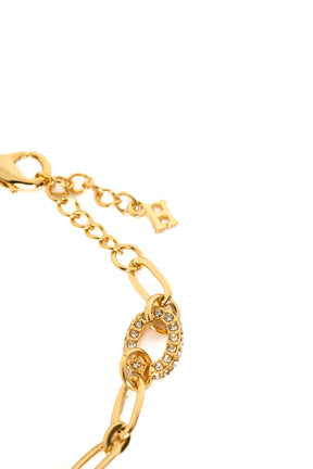 Gold Pavé Chain Bracelet