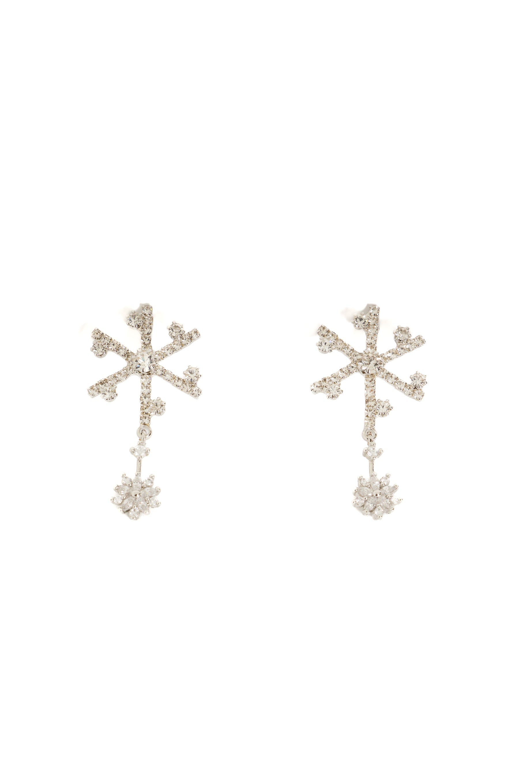 Crystal Snowflake Earrings