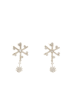 Crystal Snowflake Earrings