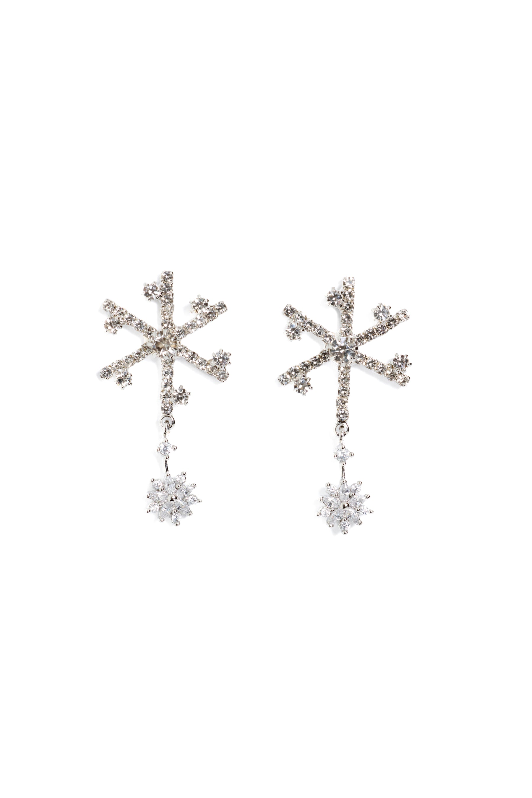 Crystal Snowflake Pierces