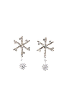 Crystal Snowflake Earrings