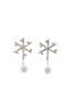 Crystal Snowflake Pierces