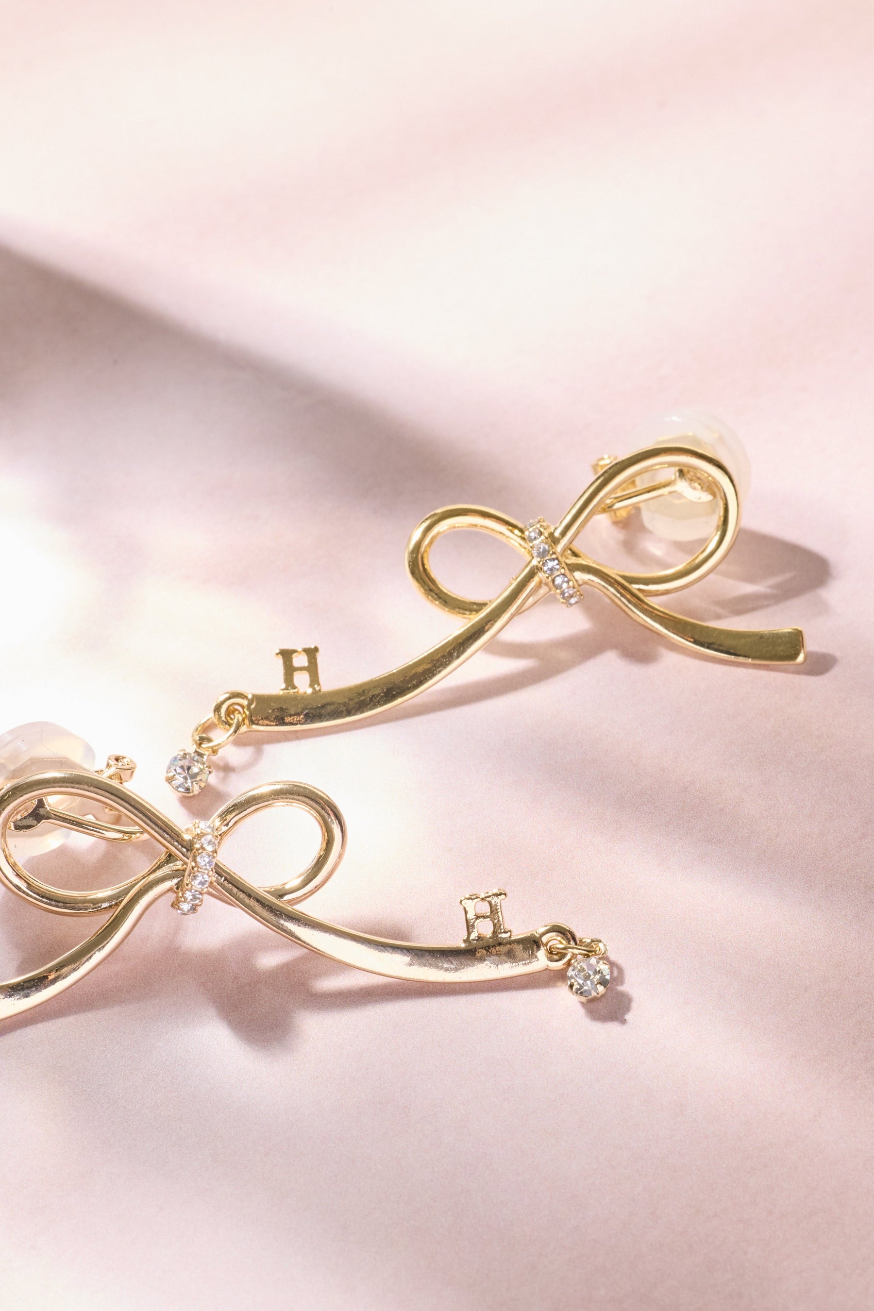 Double Ribbon Earrings