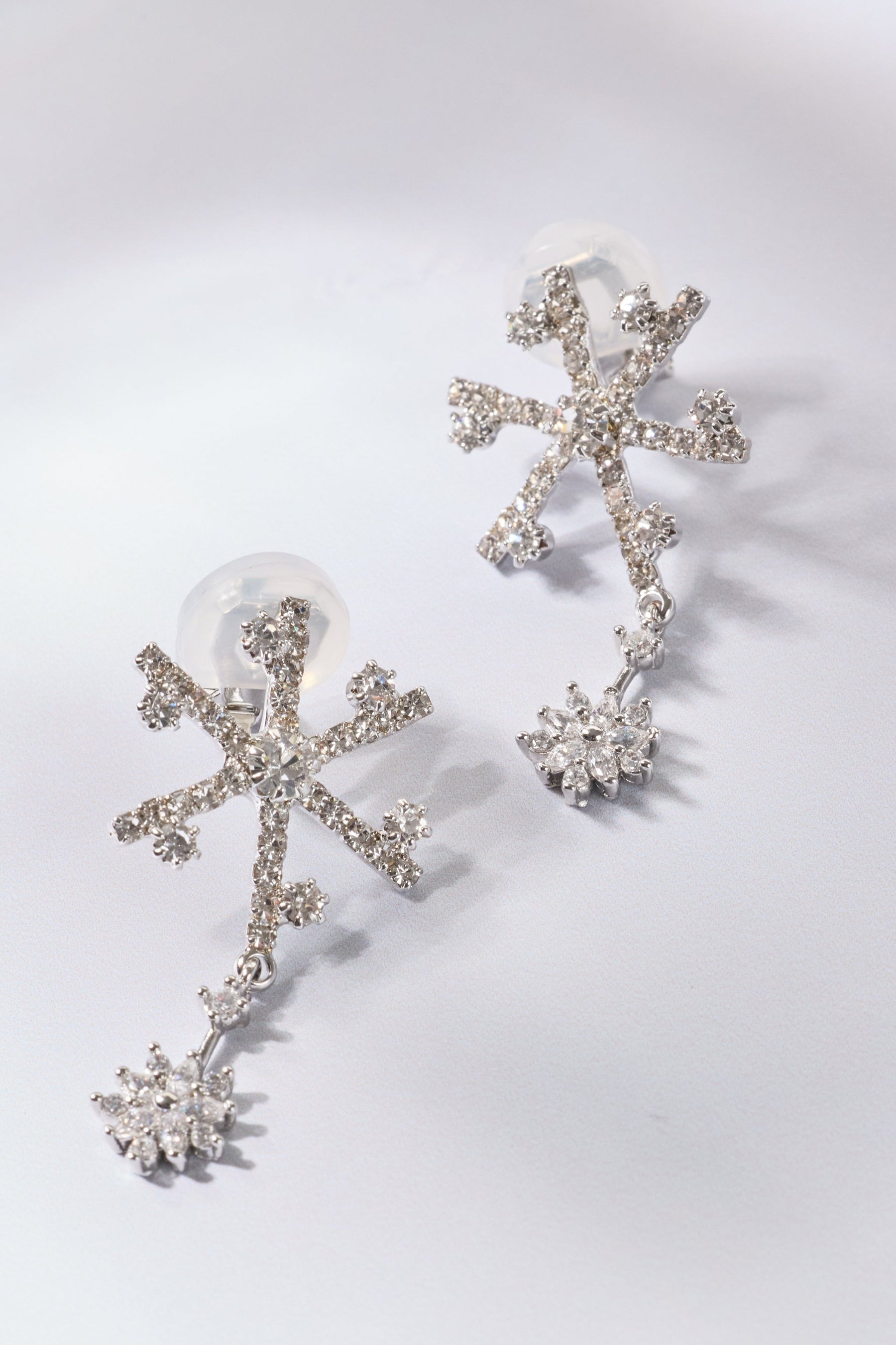 Crystal Snowflake Earrings