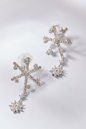 Crystal Snowflake Earrings