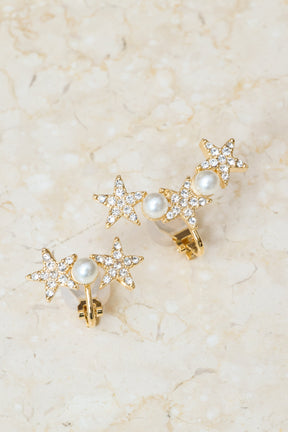 Star Pearl Earrings