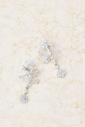 Crystal Snowflake Earrings