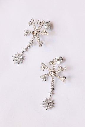 Crystal Snowflake Earrings