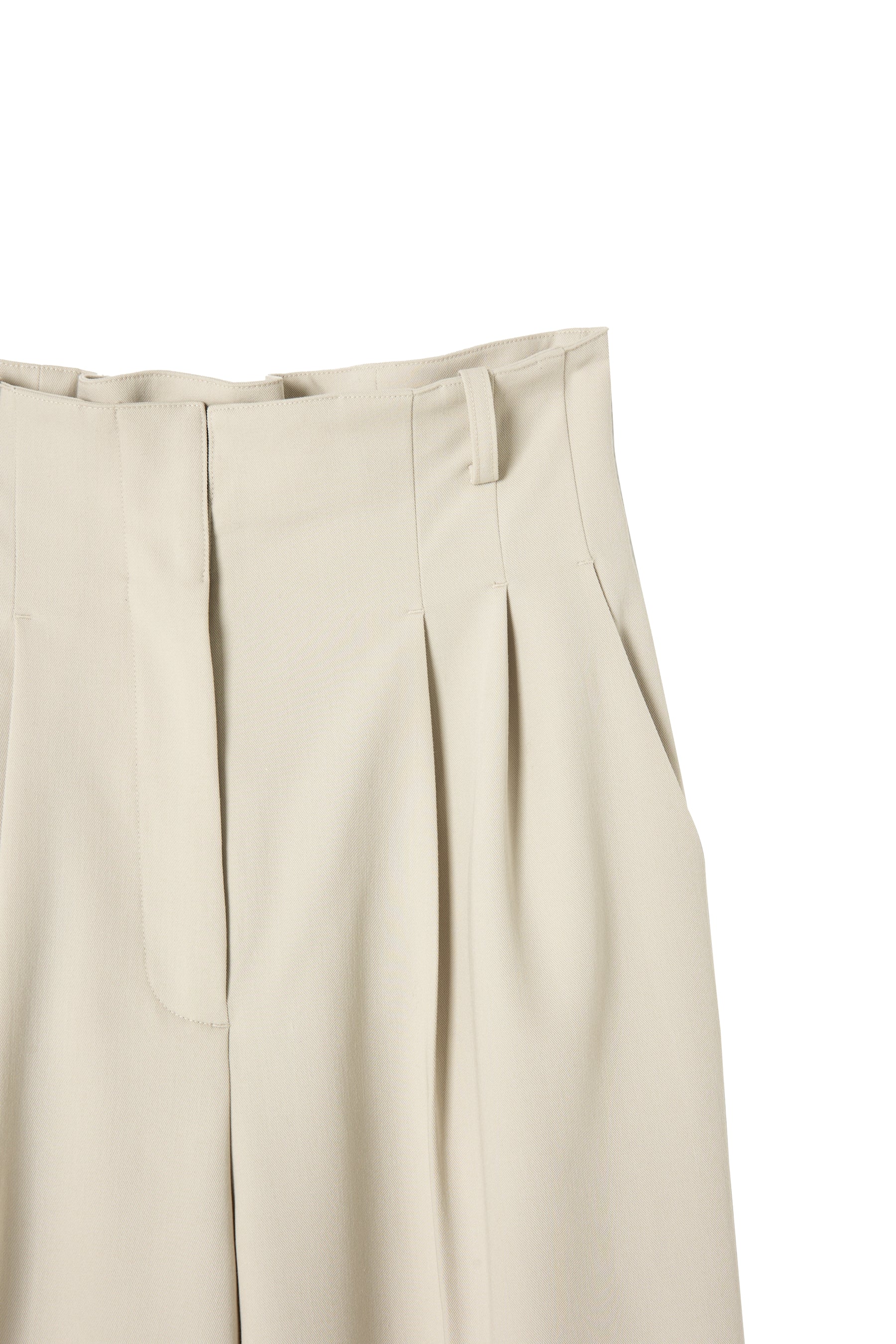 High Waist Tuck Trousers