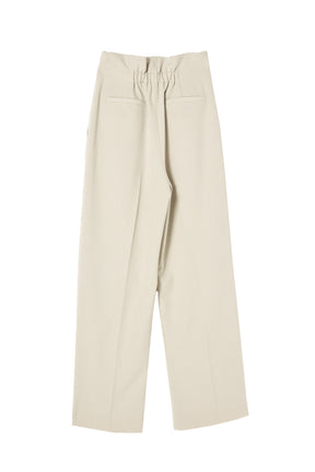 High Waist Tuck Trousers