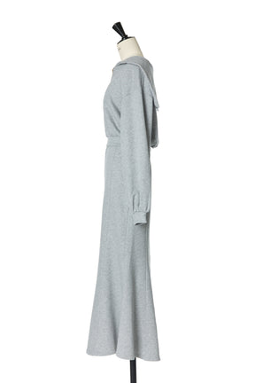 [New color] Half Zip Sweat Dress